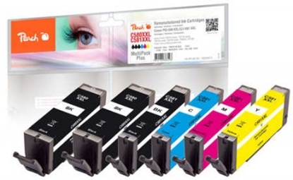 Picture of Peach PI100-397 ink cartridge 6 pc(s) Compatible Extra (Super) High Yield Black, Cyan, Magenta, Photo black, Yellow