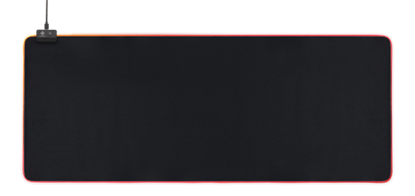 Изображение Pelės kilimėlis DELTACO GAMING 6xRGB režimai, 90x36x0.4cm, juodas / GAM-079