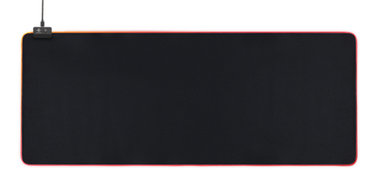 Изображение Pelės kilimėlis DELTACO GAMING 6xRGB režimai, 90x36x0.4cm, juodas / GAM-079