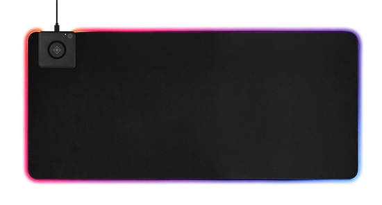 Picture of Pelės kilimėlis DELTACO GAMING su RGB apšvietimu ir belaidžiu įkrovimu 10W,  900x400 / GAM-092