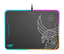 Изображение Pelės kilimėlis L33T GAMING su bevieliu 10W Qi krovimu, RGB, vandeniui atsparus paviršius / 160378
