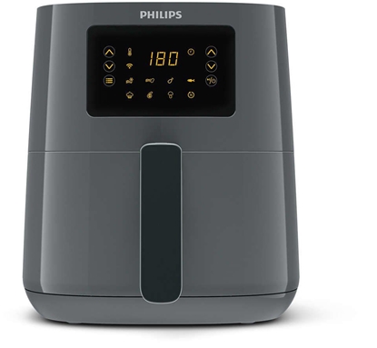 Изображение Philips 5000 series HD9255/60 fryer Single 4.1 L Stand-alone 1400 W Hot air fryer Black, Grey