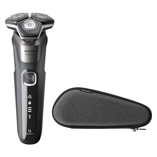 Picture of Philips SHAVER Series 5000 S5887/30 men's shaver Rotation shaver Trimmer Black, Grey