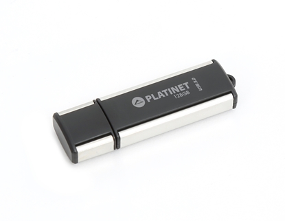 Attēls no Platinet USB Flash Drive/Pen Drive 128GB, USB 3.0 (aka USB 3.1 Gen1), Black, USB version (most popular type), Blister