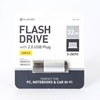 Picture of Platinet USB Flash Drive/Pen Drive 32GB, USB 2.0, Silver, USB version (most popular type), Blister