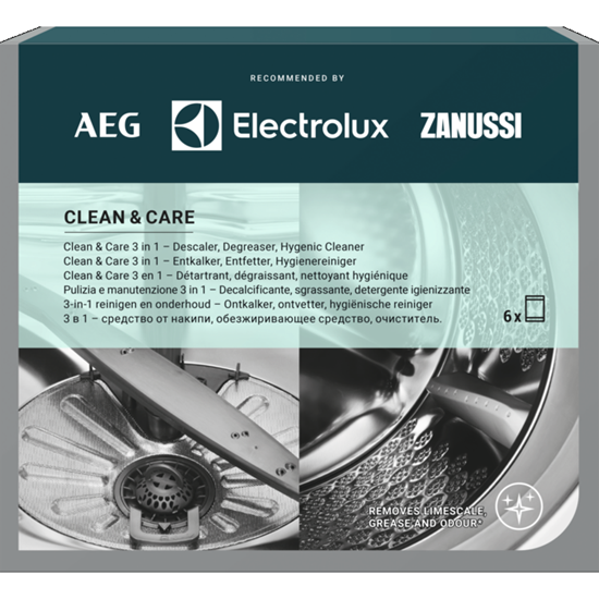 Изображение Priežiūros priemonė ELECTROLUX/AEG Clean and Clear 3in1, 6 vnt, M3GCP400