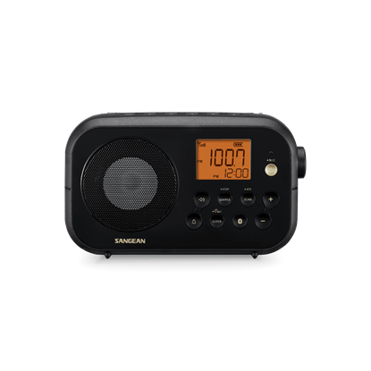 Attēls no Radija SANGEAN skaitmeninė, su laikrodžiu ir žadintuvu, AM/FM/Bluetooth, juoda / PR-D12BT