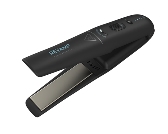 Picture of Revamp ST-1700X-EU2 Progloss Liberate Cordless Ceramic Compact Hair Straightener Black