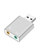 Изображение RoGer USB Audio card with microphone input / Virtual 7.1 / silver