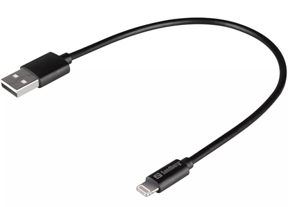 Picture of Sandberg 441-40 USB>Lightning MFI 0.2m Black