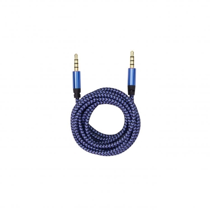 Picture of Kabelis Sbox 3535-1.5BL AUX 3.5mm to 3.5mm Blueberry Blue