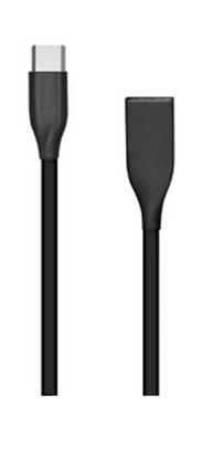 Изображение Silikoninis kabelis EXTRA DIGITAL  Silikoninis kabelis EXTRA DIGITAL  USB - USB Type-C (juodas, 2m)
