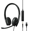 Picture of EPOS SENNHEISER ADAPT 165T USB II WITH USB-A, 3.5MM JACK WIRED DOUBLE-SIDED INLINE CALL CONTROL MS
