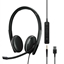 Attēls no EPOS SENNHEISER ADAPT 165T USB II WITH USB-A, 3.5MM JACK WIRED DOUBLE-SIDED INLINE CALL CONTROL MS