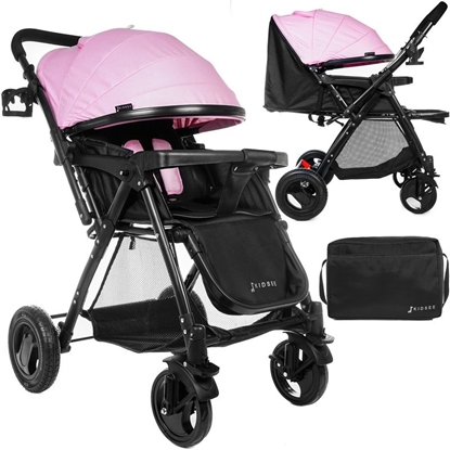 Attēls no Sulankstomas vežimėlis kūdikiui, rožinis