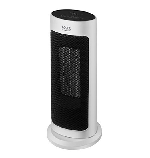 Picture of Adler | Tower Fan Heater with Timer | AD 7738 | Ceramic | 2000 W | Number of power levels 2 | Suitable for rooms up to 25 m² | White