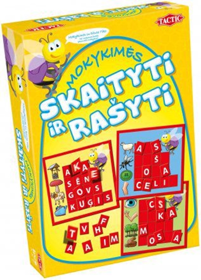 Picture of Tactic TACTIC Board game Lets learn words (In Lithuanian lang.)