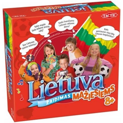 Attēls no Tactic TACTIC Board game Lithuania Trivia Junior (In Lithuanian lang.)