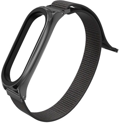 Изображение Tech-Protect watch strap Nylon Xiaomi Mi Band 5/6, black