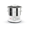 Изображение Tefal VC1451 steam cooker 2 basket(s) Countertop Stainless steel, White