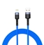 Attēls no Tellur Data Cable USB to Lightning with LED Light, 3A 1.2m Blue