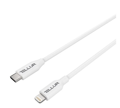 Picture of Tellur Data cable, Apple MFI Certified, Type-C to Lightning, 1m white