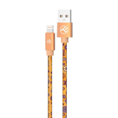 Picture of Tellur Graffiti USB to Lightning cable 3A 1m orange