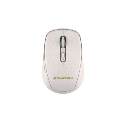 Изображение Tellur Green Wireless Mouse Nano Reciever Creame