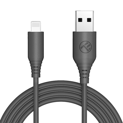 Picture of Tellur Silicone USB to Lightning cable 1m black
