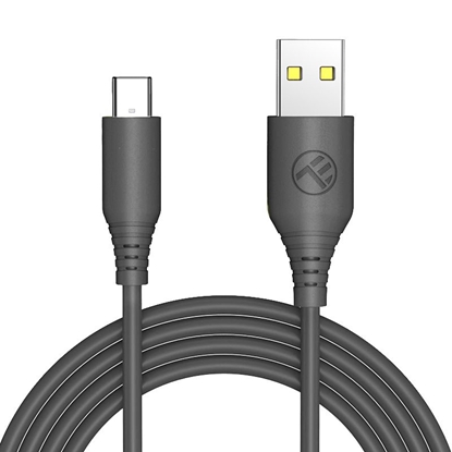 Picture of Tellur Silicone USB to Type-C cable 1m black