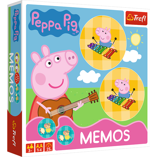 Изображение TREFL PEPPA PIG Žaidimas Memo "Kiaulytė Pepa“
