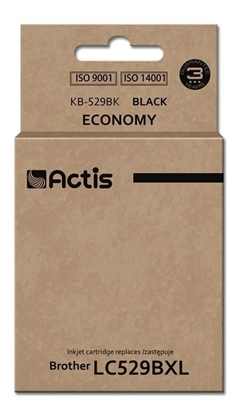 Attēls no Tusz Actis Tusz ACTIS KB-529Bk (zamiennik Brother LC529BK Standard 58 ml czarny)