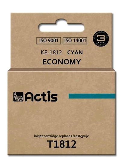 Picture of Tusz Actis tusz cyan do drukarki Epson zamiennik T1812 (KE-1812)
