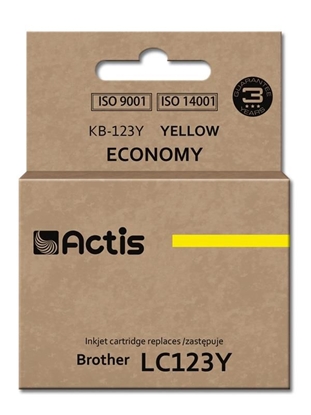 Picture of Tusz Actis Tusz KB-123Y / LC123Y (yellow)