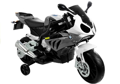 Изображение Vaikiškas elektrinis motociklas BMW S1000RR, sidabrinis