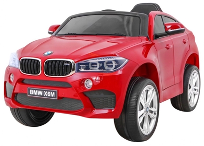 Изображение Vaikiškas elektromobilis BMW X6M, raudonas lakuotas