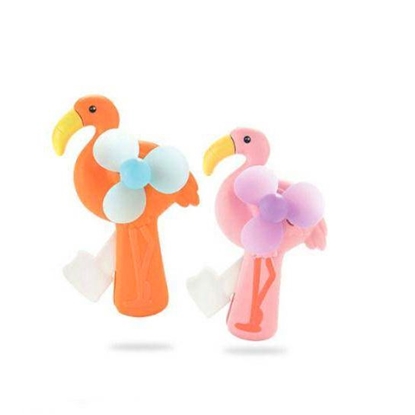 Изображение Vaikiškas rankinis ventiliatorius - Flamingas, 1 vnt