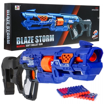 Attēls no Vaikiškas šautuvas Blaze Storm su 20 šovinių, mėlynas