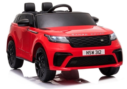 Изображение Vaikiškas vienvietis elektromobilis "Range Rover", lakuotas raudonas