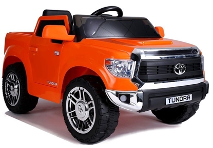 Изображение Vaikiškas vienvietis elektromobilis "Toyota Tundra", lakuotas oranžinis