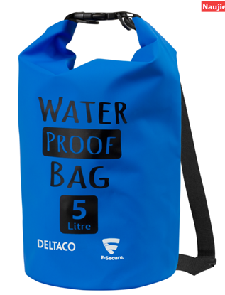 Изображение Vandeniui atsparus krepšys DELTACO 5 litrų, WAP-100F