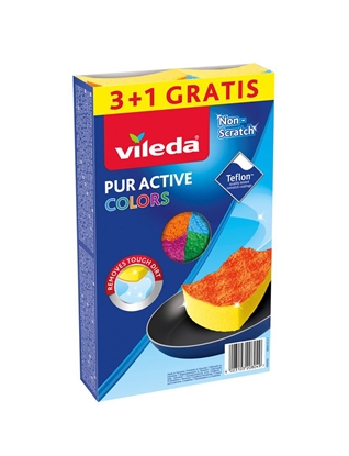 Picture of Vileda Zmywak Pur Active Colors 4 szt.