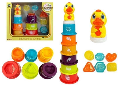 Picture of Vonios žaislas "Spalvinga piramidė"