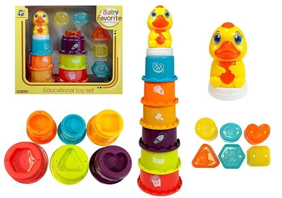 Picture of Vonios žaislas "Spalvinga piramidė"