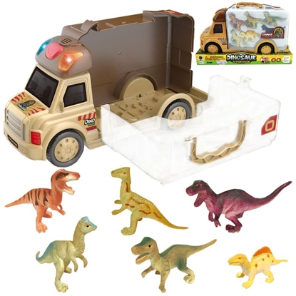 Picture of Woopie 2in1 sunkvežimis ir lagaminas su 6 dinozaurų figūrėlėmis