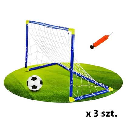Изображение WOOPIE Futbolo vartai su kamuoliu ir pompa