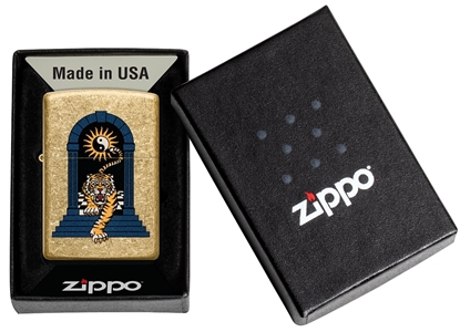 Picture of Zippo Lighter 48613 Tiger Tattoo Design