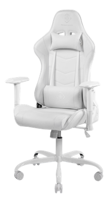 Изображение Žaidimų kėdė DELTACO GAMING WCH80 odinė, ergonominė, aukštas atlošas, balta / GAM-096-W