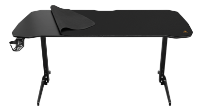 Изображение Žaidybinis stalas DELTACO GAMING reguliuojamas aukštis, pelės kilimėlis, ausinių laikiklis/GAM-095V2