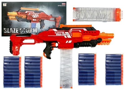 Picture of Žaislinis ginklas „Roller Foam Dart“, raudonas